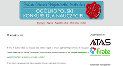 Desktop Screenshot of konkurs.atas.pl